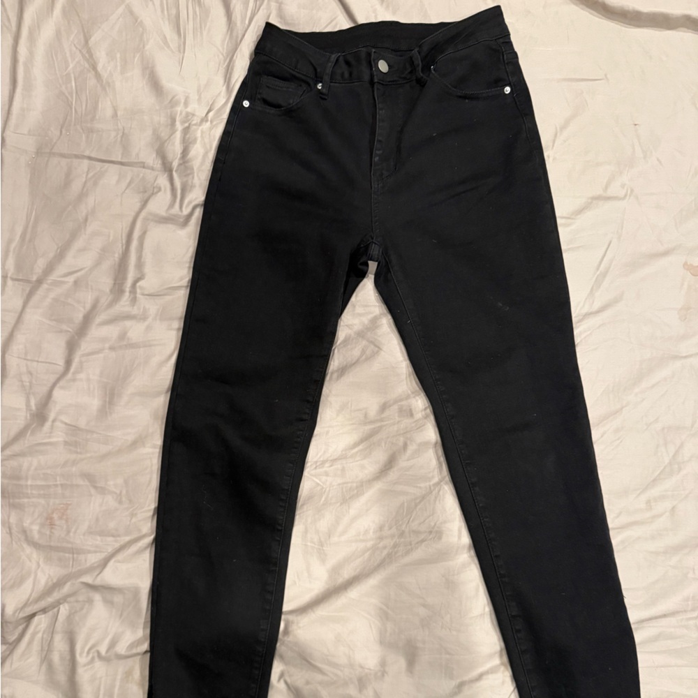 Black Denim Pants